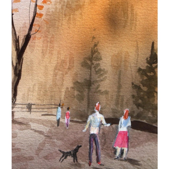 September in the Country Freyman, Erik Watercolor with pastels on paper, signed in pen Size: 8 x 12 in. (20.32 x 30.48 cm)