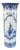 Vintage Hand-Painted Dutch Delft Blue Sailing Ship Vase, 1950s For Sale