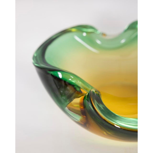 Vintage Italian Murano Glass Submerged Emptier Tray, 1970s For Sale - Image 4 of 9
