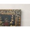 Four-Panel Chinese Black Lacquer Screen with Polychrome Floral Decoration For Sale - Image 15 of 18