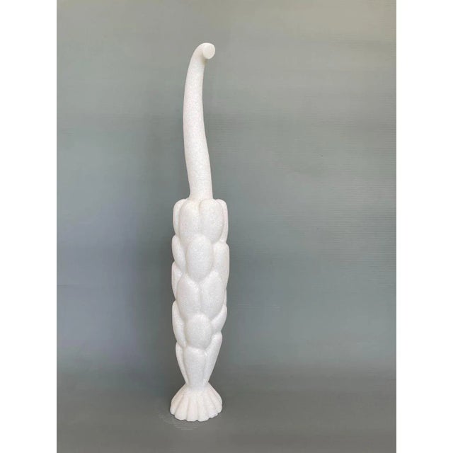Sprout hand carved marble sculpture by Tom Von Kaenel Dimensions: D13 x H72 cm Materials: Marble Tom von Kaenel, sculptor...