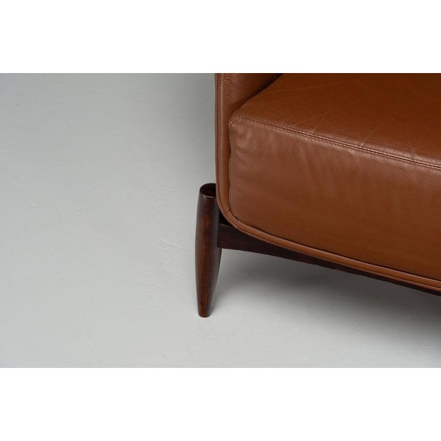 Set of Large Lounge Chairs with Ottomans, 1960s, Set of 4 For Sale - Image 10 of 18