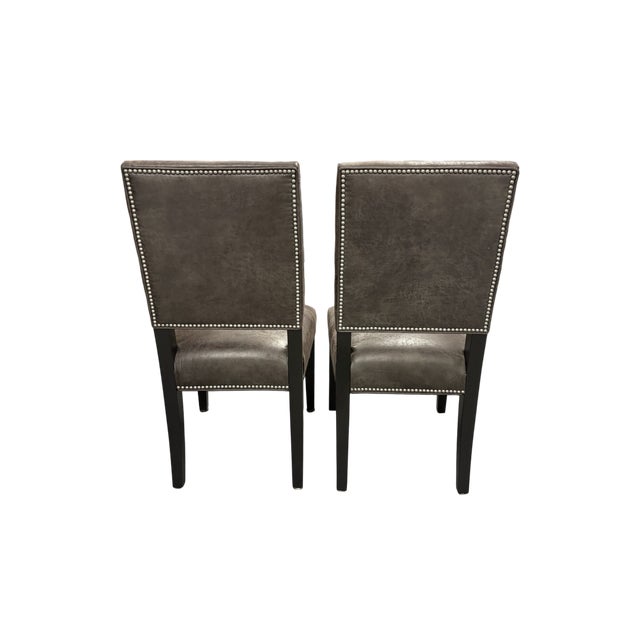 Arhaus Torino Dining Chairs - A Pair For Sale - Image 9 of 14