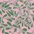 Contemporary Sample - Wallflower Vines Wallpaper by Susan Hable in Watermelon For Sale - Image 3 of 3