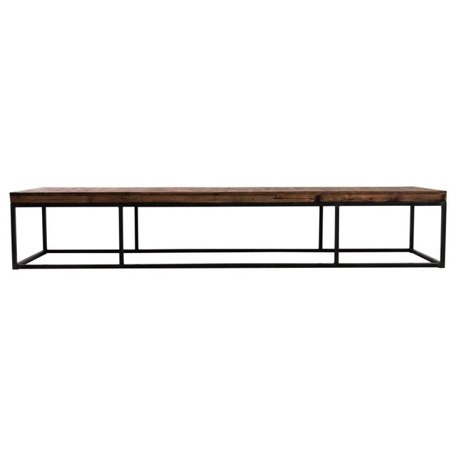 Brown 20th Century French Minimalist Coffee Table For Sale - Image 8 of 8