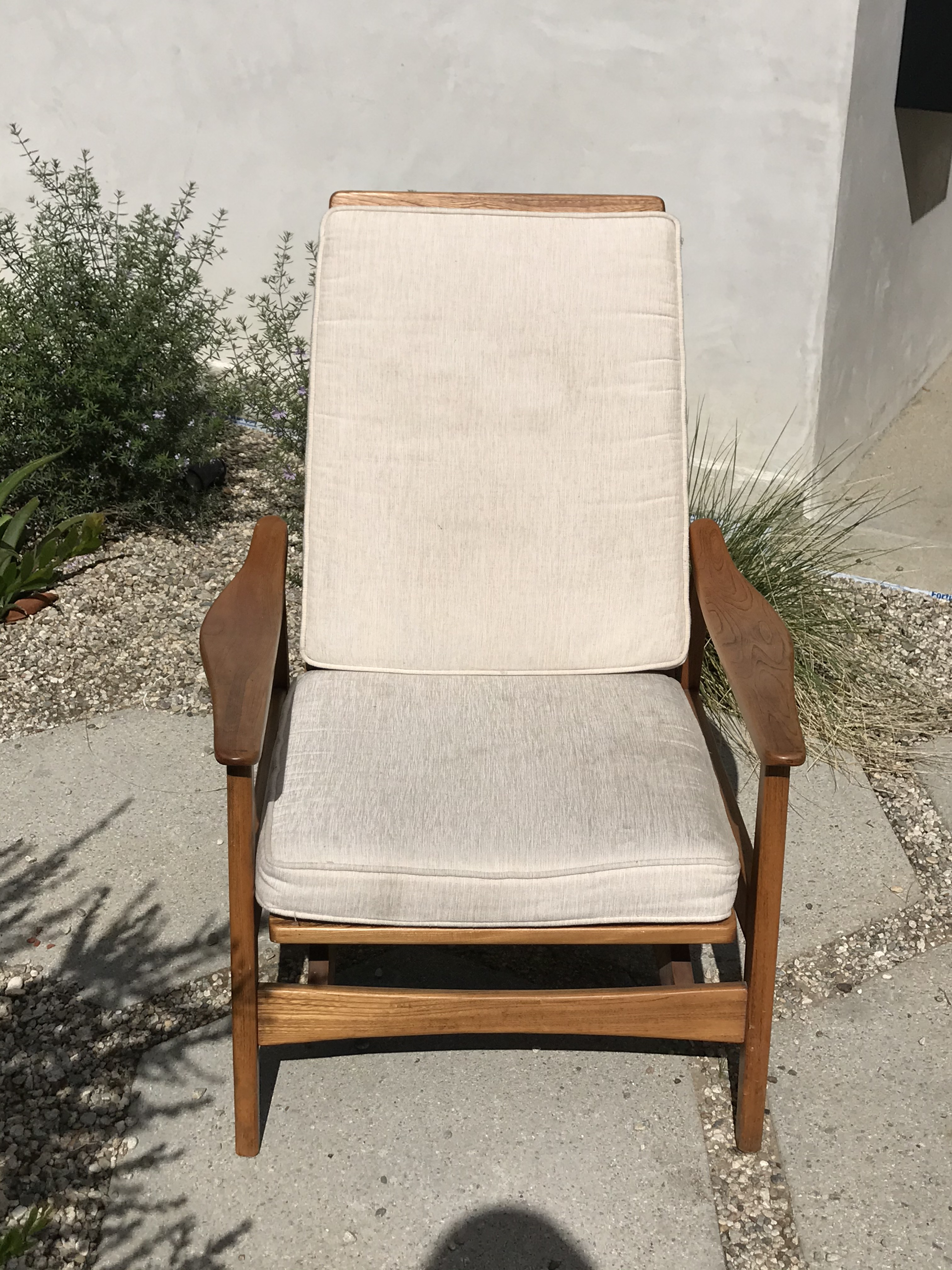 mid century glider chair