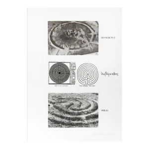 Joe Tilson, Stonehenge, Spiral From Wessex, Etching