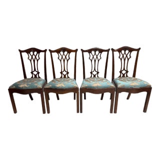 Maitland - Smith Reupholstered Dining Chairs- Set of 4 For Sale