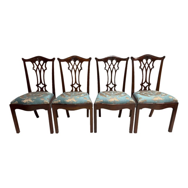 Maitland - Smith Reupholstered Dining Chairs- Set of 4 For Sale