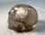 1940s Hand Carved Rock Crystal Hard Stone Skeleton Skull Sculpture Statue For Sale - Image 9 of 12
