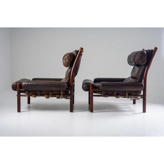 1970s Inca Easy Chairs by Arne Norell, 1970s, Set of 2 For Sale - Image 5 of 18