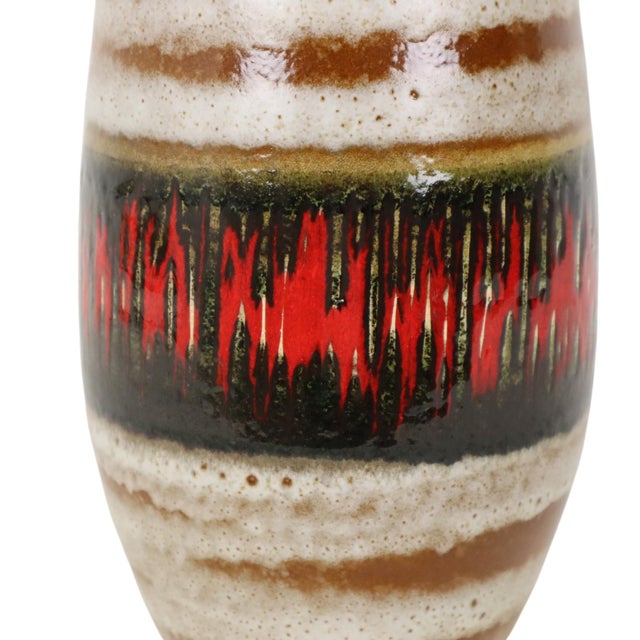 Ceramic Lora Fat Lava Vase from Scheurich Keramik, 1960s For Sale - Image 7 of 12