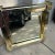 Vintage Art Deco-Style Mirrors With Gold and Chrome Layered Frame For Sale - Image 4 of 4
