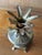 Mid-Century Modern Mid Century Brass Pineapple Urn For Sale - Image 3 of 6