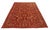 10x13 Terra Cotta Floral Oushak Rug | 9'11"x12'11" Ivory Wool Afghan Hand-Knotted For Sale - Image 4 of 11