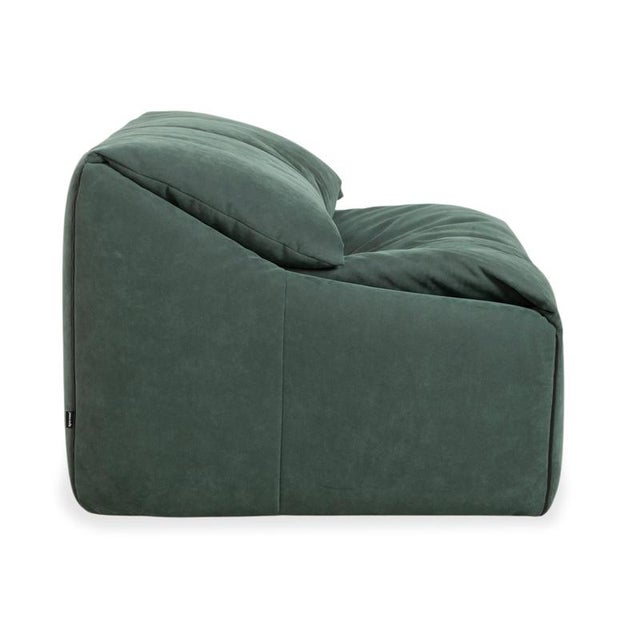 Plumy Armchair in Sage Green Fabric Ligne Roset For Sale - Image 12 of 15