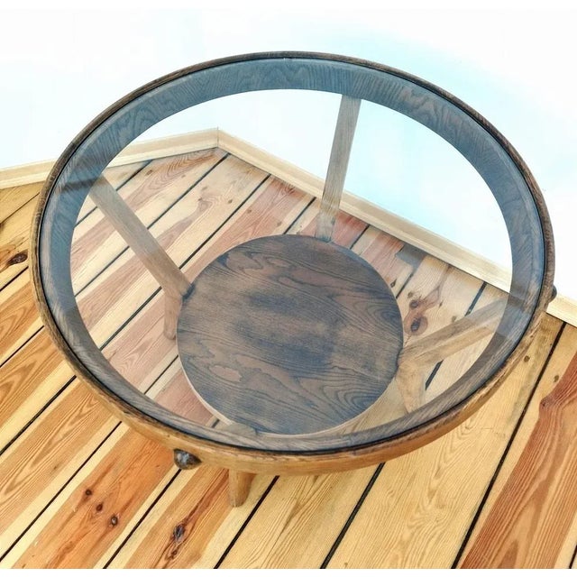 Coffee Table attributed to K. Kozelka for Interier Praha, Former Czechoslovakia, 1930s For Sale - Image 3 of 12