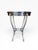 Ethan Allen Silver Leaf & Gilt Accent Table With Geometric Stone Veneer Top For Sale In Boston - Image 6 of 12