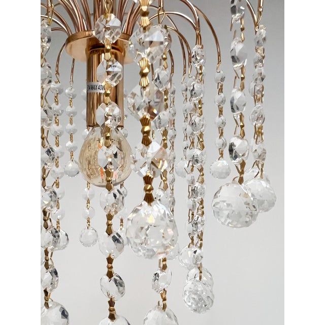 Italian Crystal Chandelier from Swarovski, 2000s For Sale - Image 9 of 16