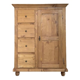 Rustic Farmhouse Pantry Cupboard For Sale