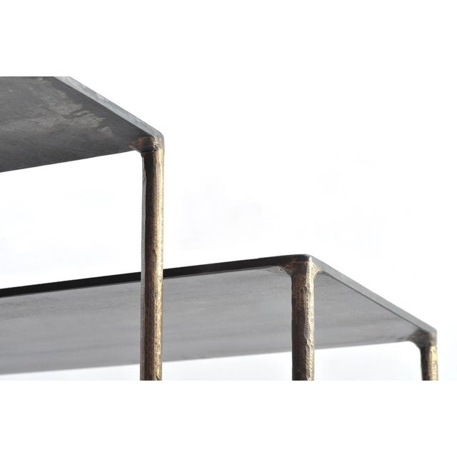 Brass Side Table by Lukasz Friedrich For Sale - Image 11 of 14