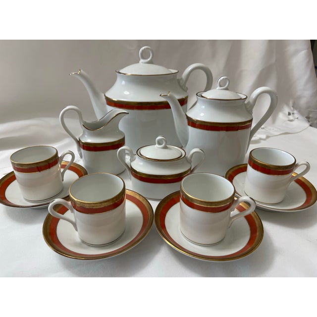 1980s Richard Ginori “Palermo Rust” Full China Set – 61 Pieces For Sale - Image 10 of 12