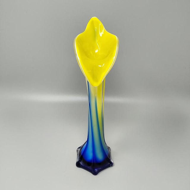 Jack in the Pulpit Calla Lily Vase in Murano Glass, 1960s For Sale - Image 11 of 11