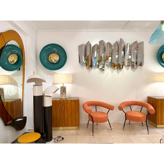 Metal Mid-Century Modern Armchairs by Ipe Bologne, Italy, 1950s For Sale - Image 7 of 13