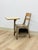Mid-Century Modern Antique Industrial Kids School Desk Adjustable Vintage Cast Iron Wood For Sale - Image 3 of 16
