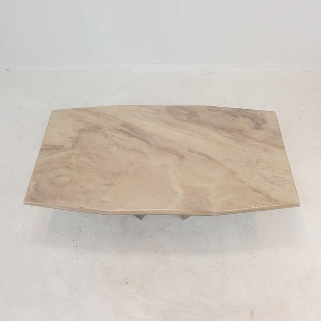 Mid-Century Modern Italian Marble Coffee Table, 1970s For Sale - Image 3 of 18