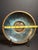 A notable piece of early Israeli decorative art by the iconic Pal-Bell foundry. The dish features a scalloped/crimped...