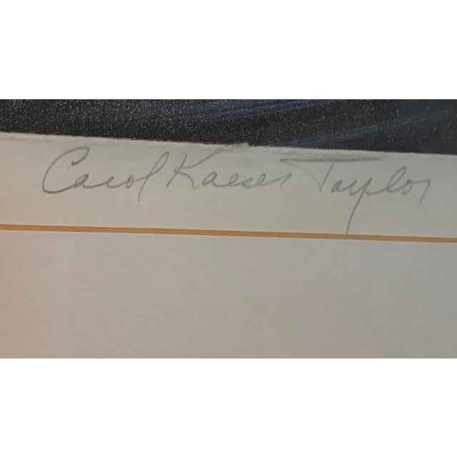 1980s 1980s Carol Kaeser Taylor Original Signed "Shadows" Etching Print 9/20 For Sale - Image 5 of 9