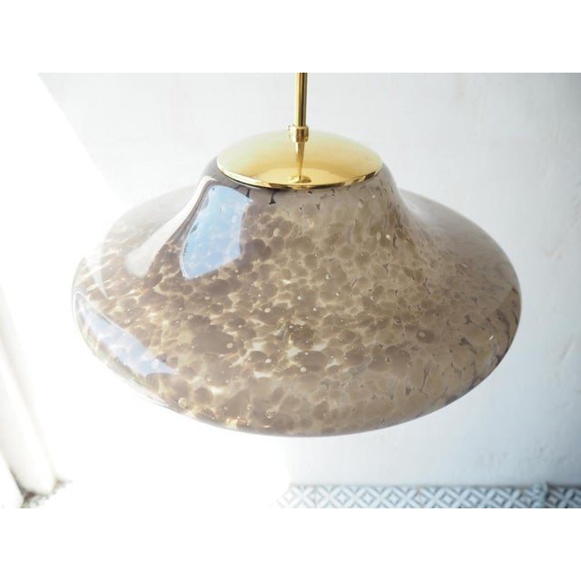 Made in czechoslovakia made of glass the pendant is equipped with a new electrical installation 1xe27 or e26 bulb us...