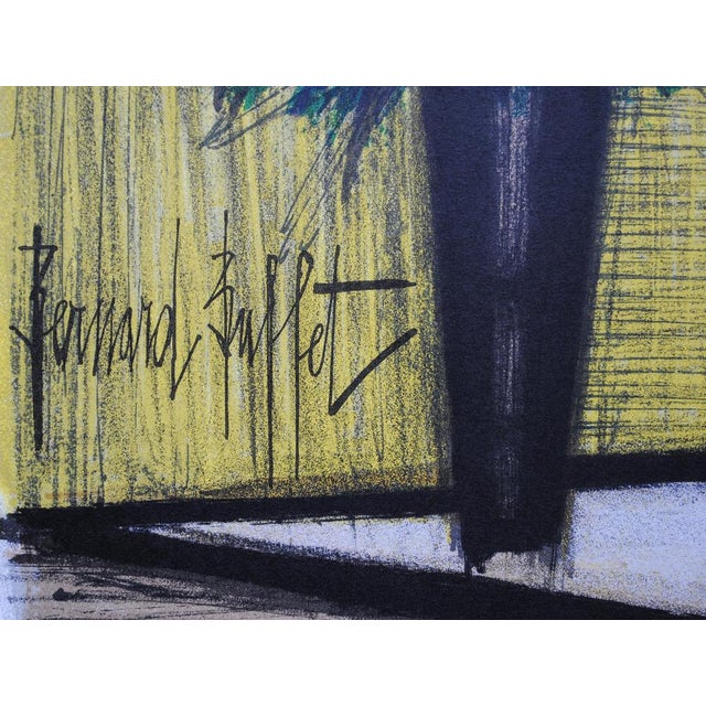 Bernard BUFFET (1928-1999) The purple bouquet, 1967 Original lithograph Signed in the plate On Acropolis Vellum, 31 x 24...