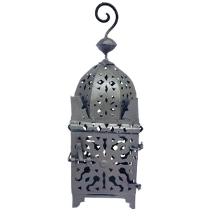 Moroccan Hurricane Metal Candle Lantern Indoor or Outdoor