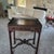 1940s Two Vintage Antique Chinese Chippendale Tables For Sale - Image 5 of 10