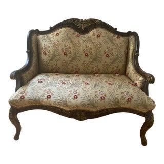 Vintage Louis XV French Style Exquisite Settee Paul Robert Excellent "Mint" Condition. For Sale
