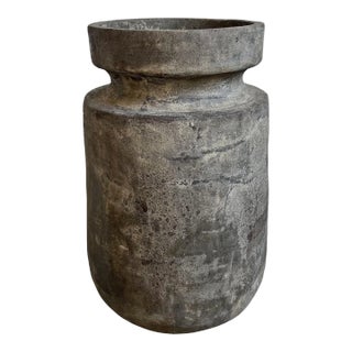 Balia Black Earth Ware Pot Planter For Sale