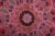 Raspberry Red Silk Suzani Wall Decor - Uzbek Textile Art 8' X 9'9'' For Sale - Image 8 of 11