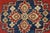 Kazak Rug 2’1” X 2’11” Red Wool Tribal Hand-Knotted Oriental Carpet For Sale In Philadelphia - Image 6 of 9