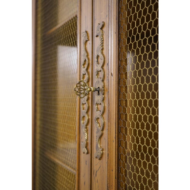 Don Rousseau Attributed Country French Walnut Corner Cabinet For Sale - Image 9 of 15