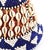 This intricately handwoven hat is covered in glass beads and cowrie shells. The Kuba Beaded Noble's Hat adorned with...