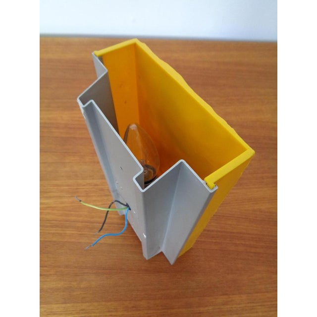 Pop Art Yellow Wall Lamp from Uwe Mersch, Germany, 1970s For Sale - Image 12 of 18