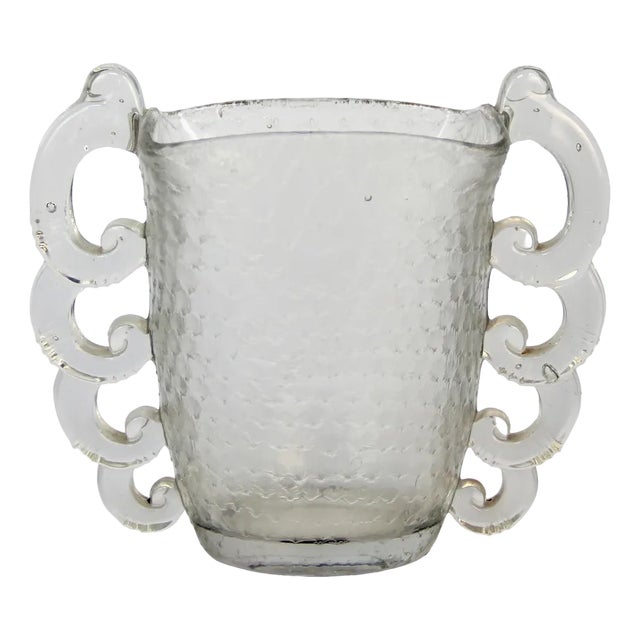 Art Deco Vase by Pierre D'Avens and Daum, 1930s For Sale