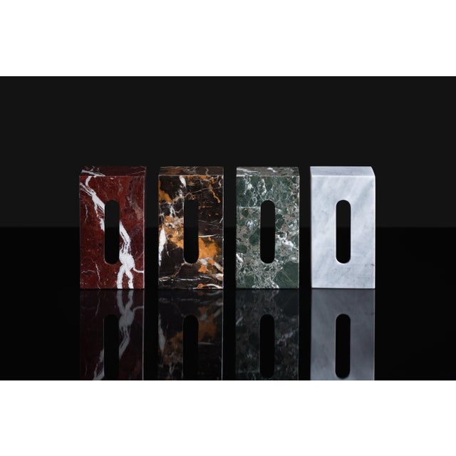 Crafted entirely by hand, this marble tissue box cover is a fusion of form and function, seamlessly blending into any...