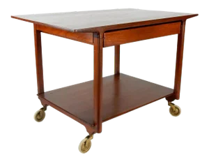 Thorald Madsens Snedkeri Tea Trolley Bar Cart Edvard and Tove Kindt-Larsen
