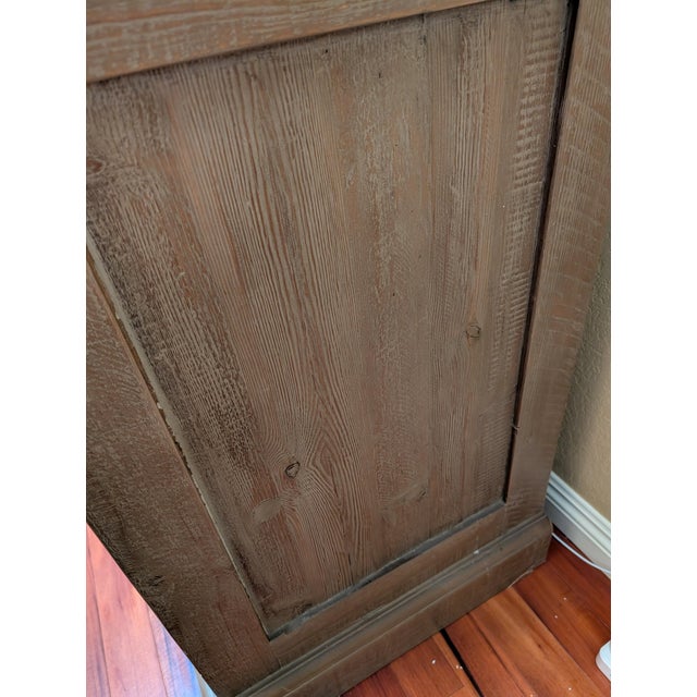 Restoration Hardware Restoration Hardware Grey Salvaged Wood Sideboard For Sale - Image 4 of 5