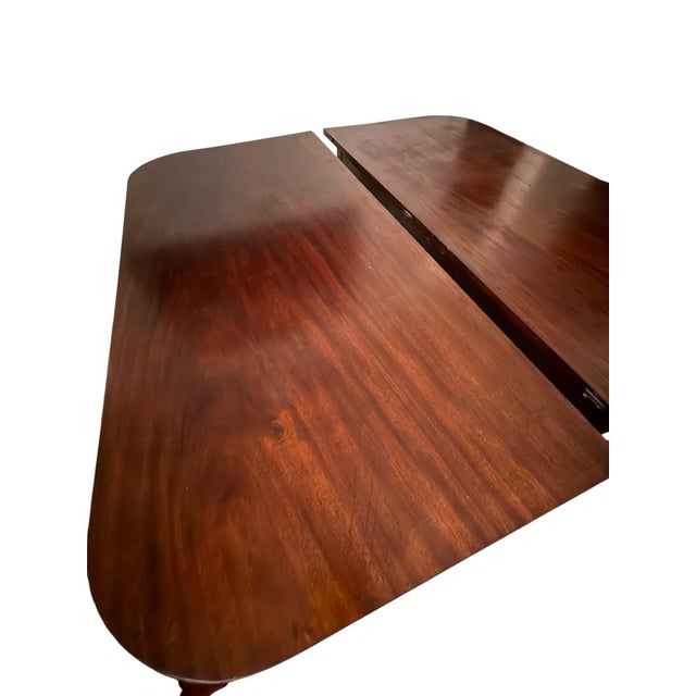 Antique Large Demi-Lune Shaped Table, we have 2 of them. A great way to anchor 2 sides of a space and display items. These...