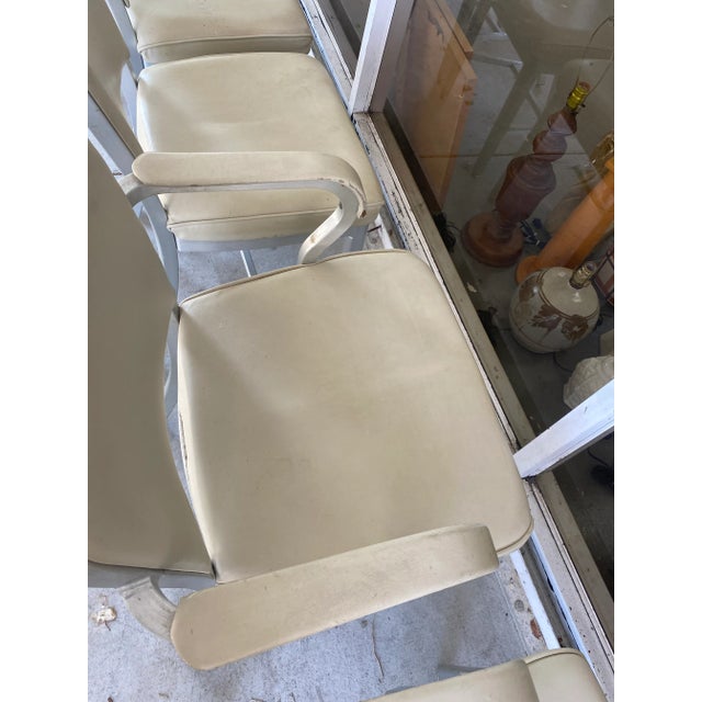 Silver 1960s Set of 5 Aluminum Dining Chairs by Emeco For Sale - Image 8 of 10