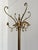 Mid-Century Modern Italian Brass Hall Tree with Onyx Marble Base, 1960s For Sale - Image 3 of 18